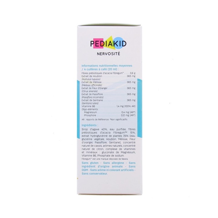 Pediakid Nervosité 125ml - Stress, sommeil, concentration