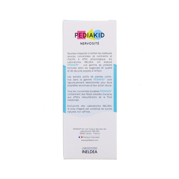 Pediakid Nervosité 125ml - Stress, sommeil, concentration