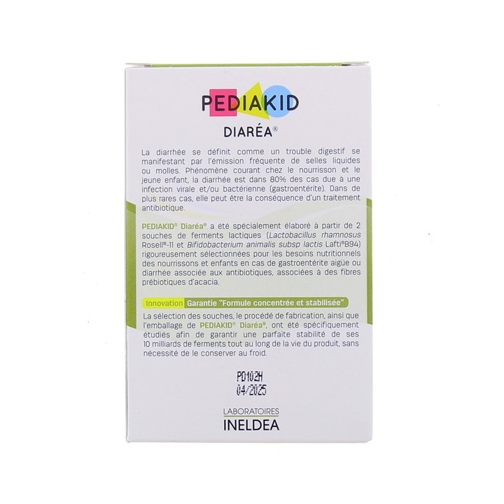 Pediakid Diaréa x7 sachets goût neutre