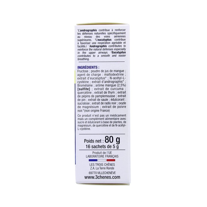 Sinuxin x16 sachets - 3 Chênes - Nez & Gorge