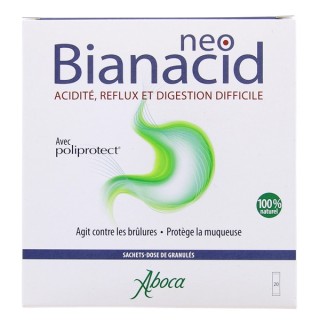 NeoBianacid Acidité, Reflux et Digestion difficile - 20 sachets - Aboca