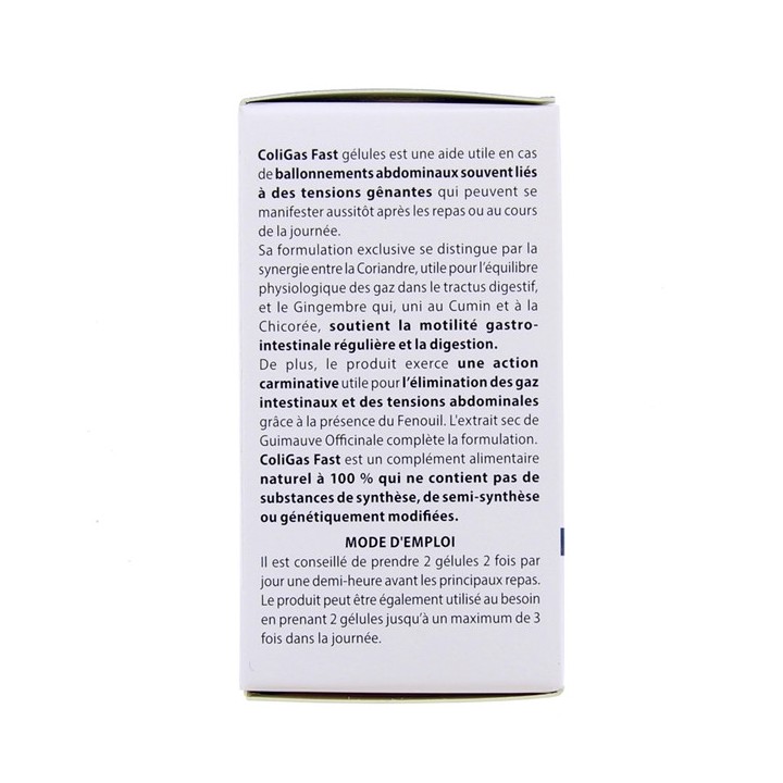 Coligas Fast x30 gélules - Aboca - Ballonnements & Tensions abdominales