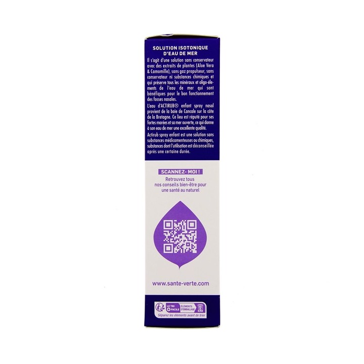 Actirub Enfant - Spray Nasal - Flacon de 120ml - Santé Verte