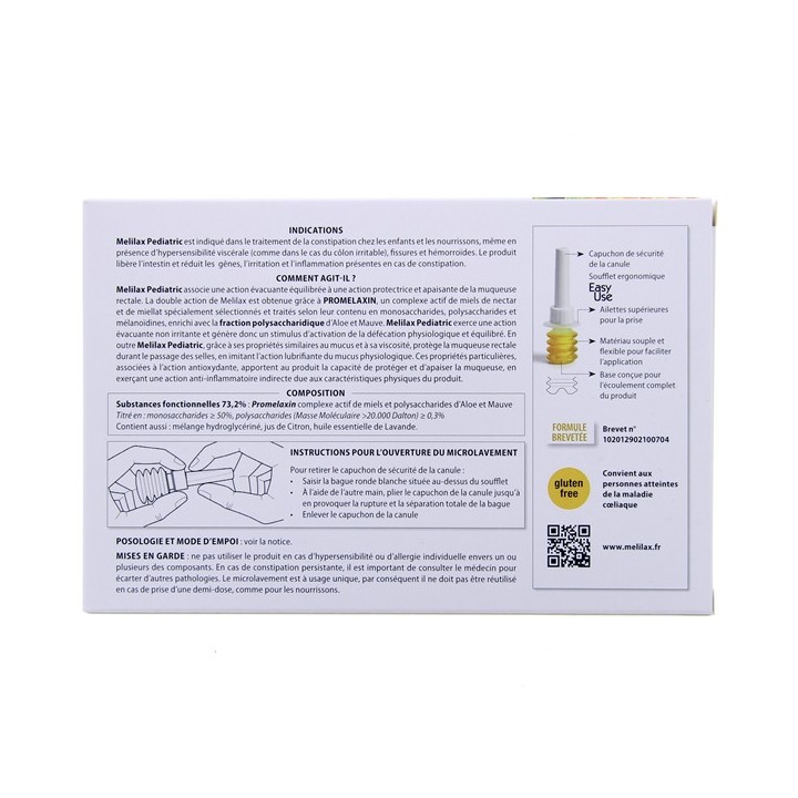 Melilax Pediatric - 6 microlavements - Aboca