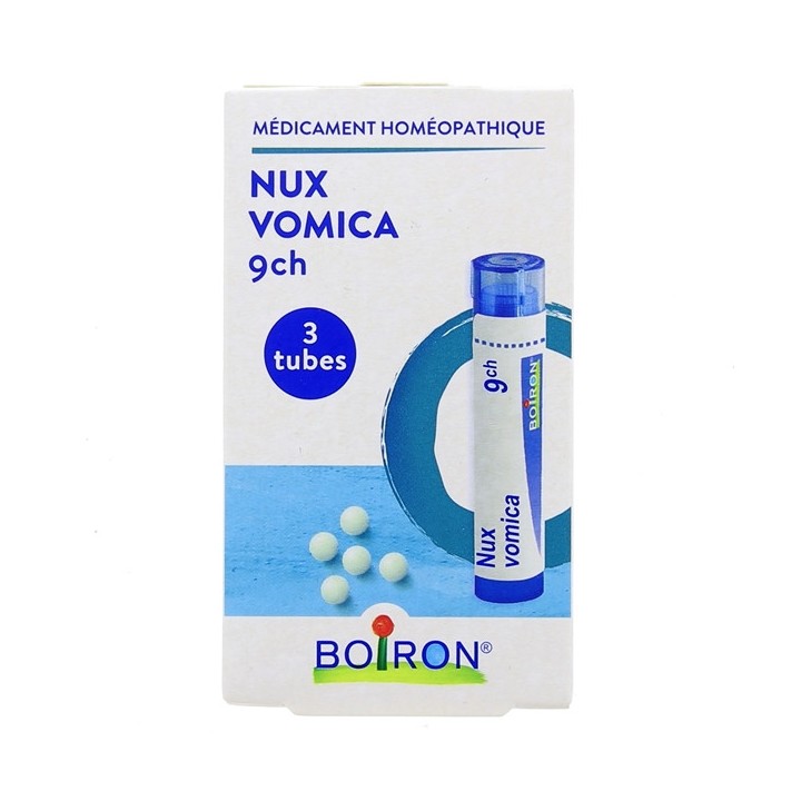 Nux vomica 9ch granules Boiron - 3 tubes