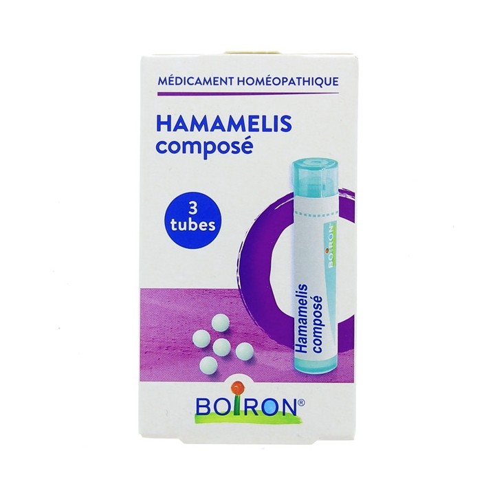 Hammamelis Composé Granules Boiron - 3 tubes