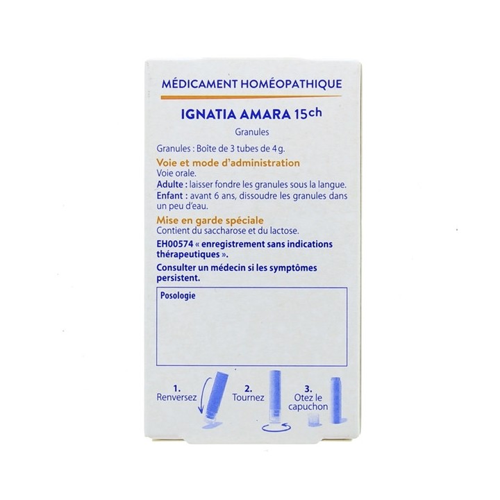 Ignatia Amara 15CH granules Boiron - 3 tubes