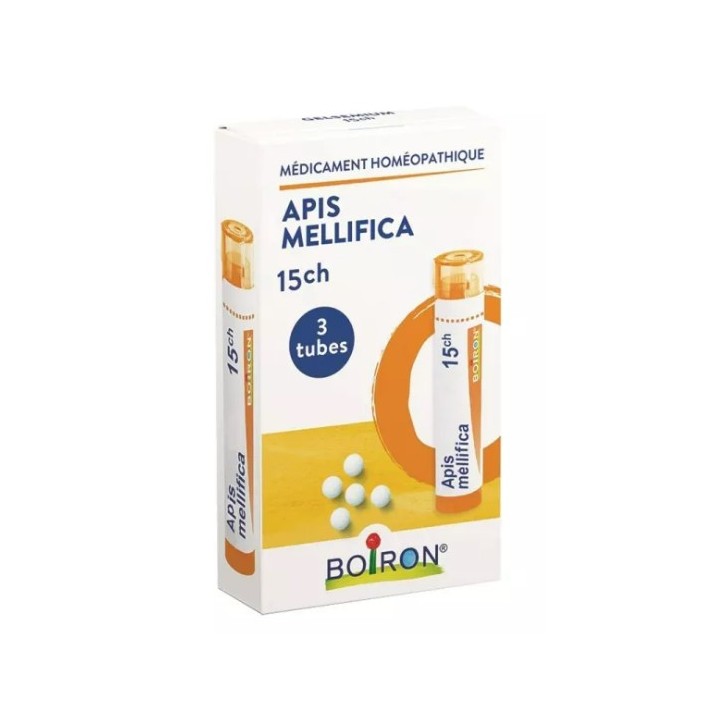 Apis Mellifica 15CH granules Boiron - 3 tubes