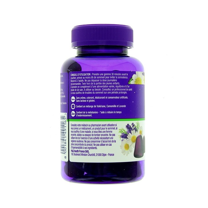 ZzzQuil Sommeil Fruits des bois - 60 gommes - Complément alimentaire - IllicoPharma
