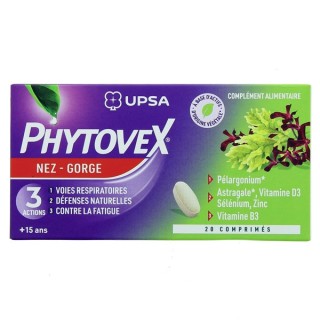 Phytovex Nez Gorge - 20 comprimés - UPSA - Nez & Gorge