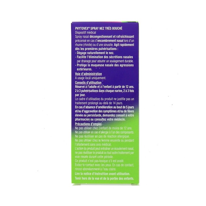 Phytovex Nez très bouché - Spray nasal 15ml - UPSA