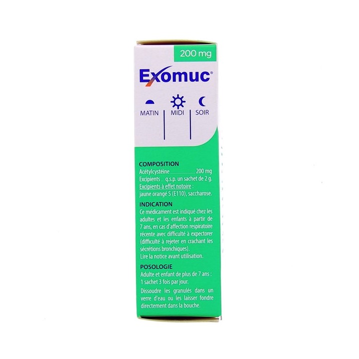 Exomuc Toux grasse x15 stick