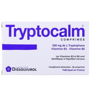 Tryptocalm - 30 comprimés - Complément alimentaire Stress, sommeil