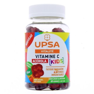 Vitalité Kids Acérola Vitamine C - 60 gommes - UPSA