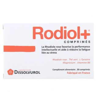 Rodiol+ - 30 comprimés - Dissolvurol - Stress