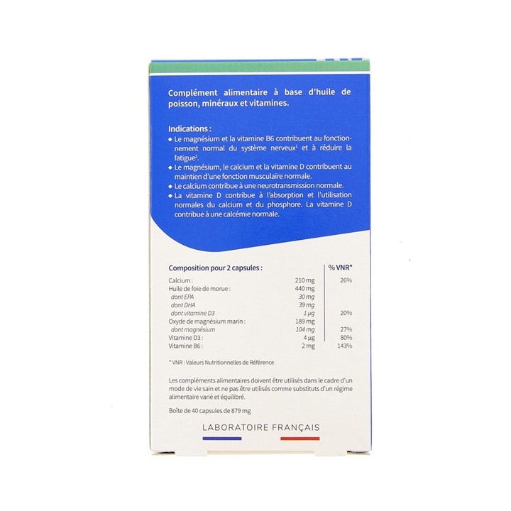 Magalite Fatigue & Equilibre - 40 capsules - Codifra - Stress, sommeil, concentration