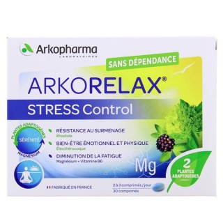 Arkorelax Stress Control - 30 comprimés - Arkopharma