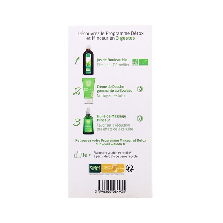 Huile de massage Minceur Bouleau - 2x100ml - Weleda