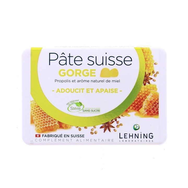 Pâte Suisse Gorge Lehning - 40 gommes