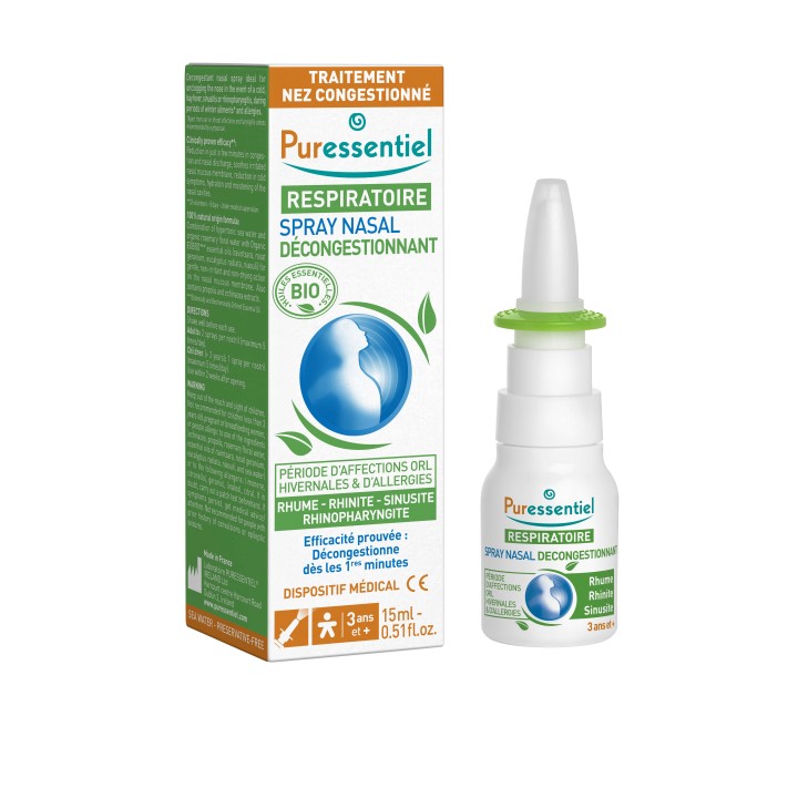 Respiratoire spray nasal Bio 15ml - Puressentiel - IllicoPharma