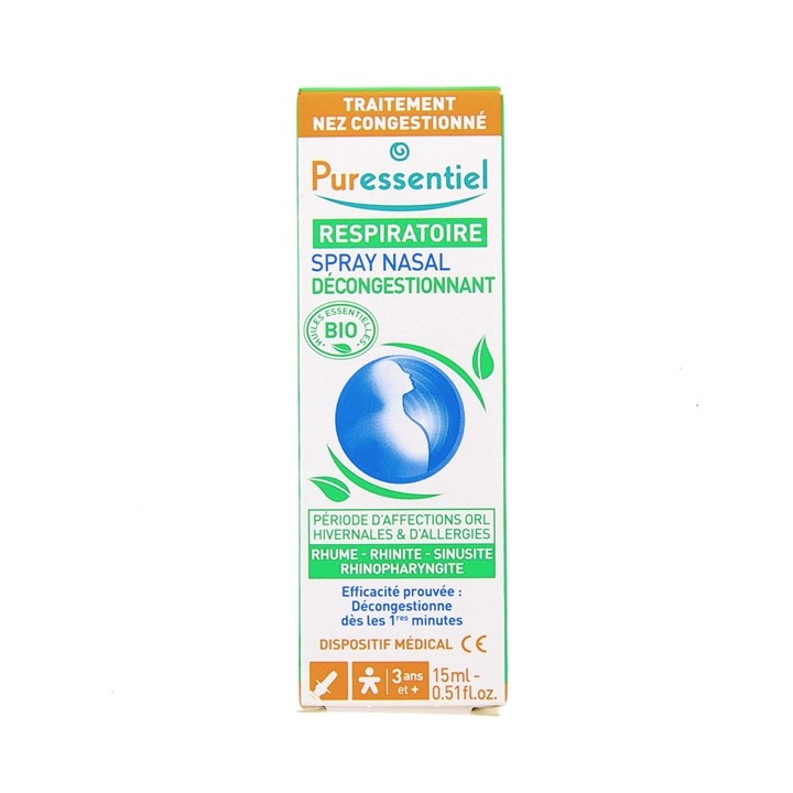Respiratoire spray nasal Bio 15ml - Puressentiel - IllicoPharma