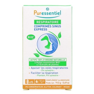 Respiratoire Comprimés Sinus Express x15cpr Puressentiel - IllicoPharma