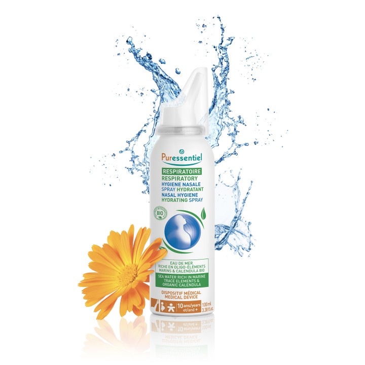 Respiratoire Spray Hydratant Hygiène Nasale 100ml - Puressentiel - IllicoPharma