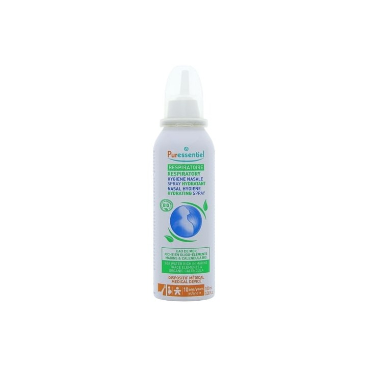Respiratoire Spray Hydratant Hygiène Nasale 100ml - Puressentiel - IllicoPharma