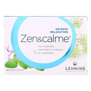 Zen & Calme - 40 comprimés - Lehning