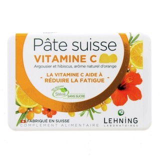 Pâte Suisse Vitamine C - 40 gommes - Lehning
