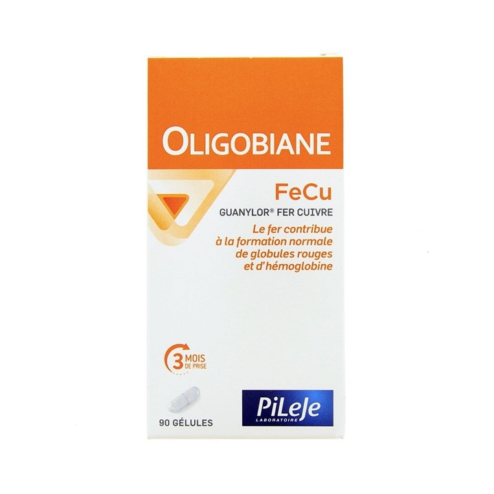 Oligobiane FeCu - 90 gélules - Pileje - Micronutrition
