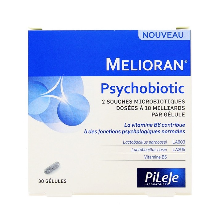 Melioran Psychobiotic - 30 gélules - Pileje