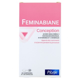 Feminabiane Conception - 30 comprimés + 30 capsules - Pileje - Micronutrition