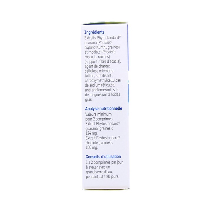 Phytostandard Guarana Rhodiole - 30 comprimés - Pileje - Phytonutrition