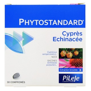 Phytostandard Cyprès Echinacée - 30 comprimés - Pileje - Phytonutrition