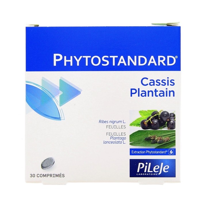 Phytostandard Cassis Plantin - 30 comprimés - Pileje - Phytonutrition