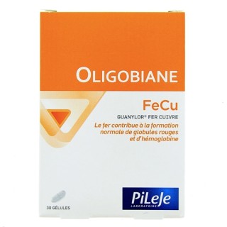 Oligobiane FeCu - 30 gélules - Pileje - Micronutrition