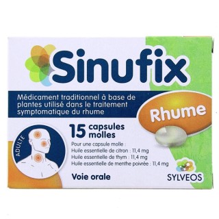 Sinufix Rhume - 15 capsules molles - UPSA - Rhume