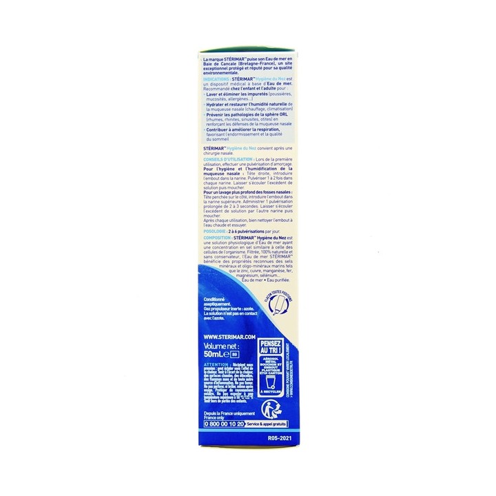 Stérimar Hygiène du nez - 50ml - Hygiène du nez