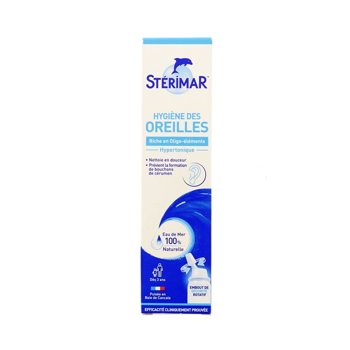 Stérimar Hygiène des Oreilles - 50ml - Hygiène auriculaire