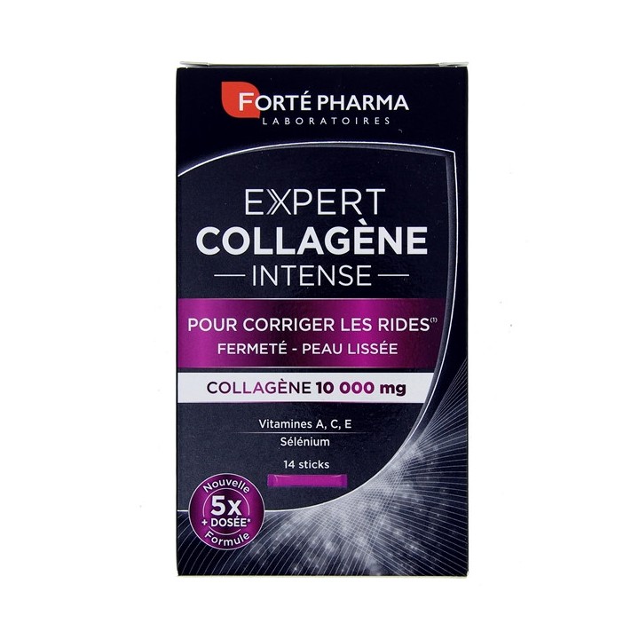 Expert collagène intense x14 sticks Forté Pharma - En vente chez Illicopharma