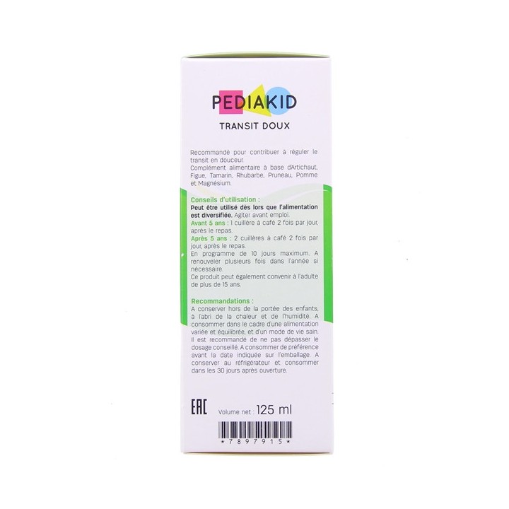 Pediakid Transit doux 125ml Pomme - Digestion, transit