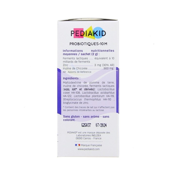 Pediakid Probiotiques 10M x10 sachets