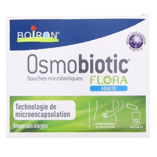Osmobiotic Flora Adulte - 12 sachets - Boiron - IllicoPharma