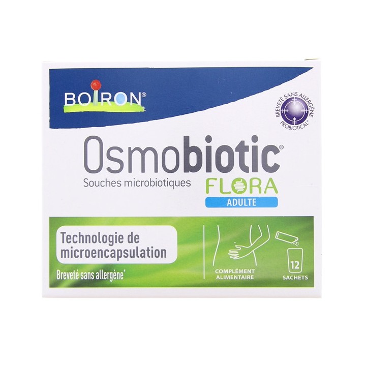 Osmobiotic Flora Adulte - 12 sachets - Boiron - IllicoPharma
