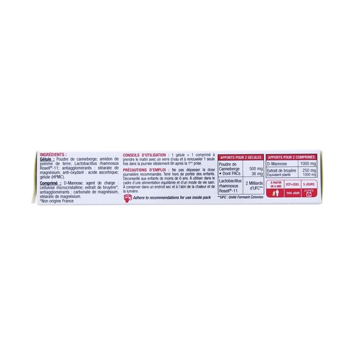 Gystinat Flash - 10 gélules + x10cpr - 3 Chênes