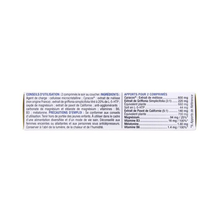 Somniplex 3C Pharma - 30 comprimés - Stress, sommeil, concentration
