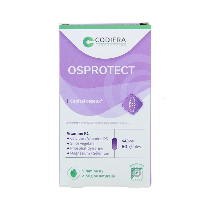 Osprotect - 60 gélules - Capital Osseux - Laboratoire Codifra