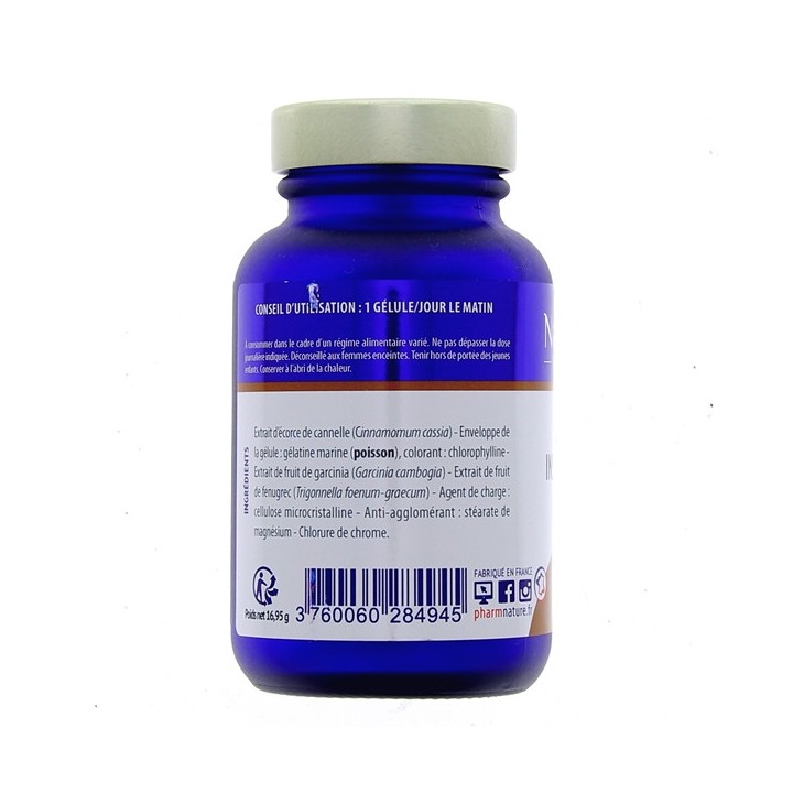 Insu Régule - 30 gélules - Pharm Nature - Métabolisme