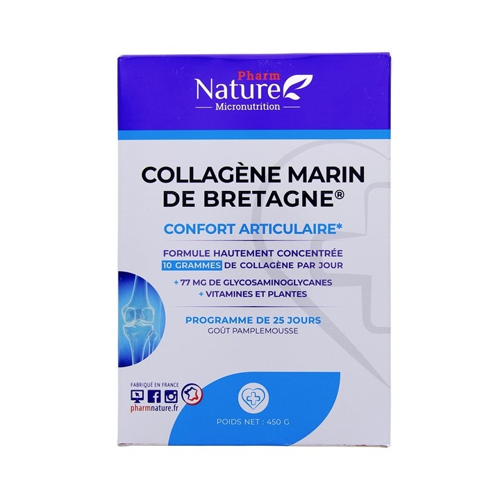 Collagène Marin de Bretagne - Confort Articulaire - 450G - Pharm Nature